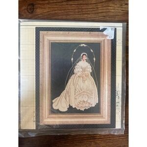 Lavender & Lace I Thee Wed‎ Cross Stitch Pattern LL29 NIP